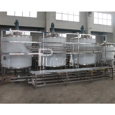Il litchi mescolato Juice Preparation Equipment Plant System del tè 3000L/H della bevanda ha condito