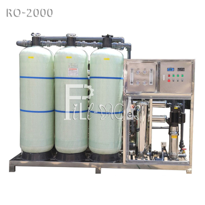 Sterilizzatore UV 2000LPH di trattamento delle acque della macchina del RO di osmosi inversa del sistema potabile di purificazione