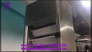 2284 J122 Confezionatrice per gnocchi congelati con chiusura posteriore per la produzione di sacchetti con avvolgimento verticale di film