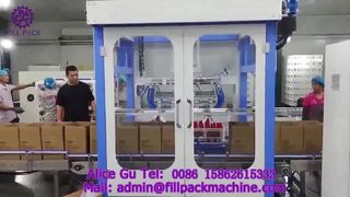 2234 P15 Linea di produzione di disimballaggio, prelievo e imballaggio di scatole