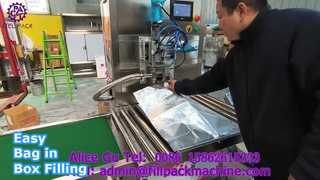 2109 L14 Macchina semiautomatica riempitrice e sigillatrice Bag-in-Box a testa singola