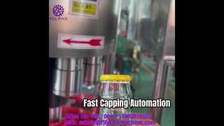 2215 J118 Tappatrice automatica a 6 teste per coperchi con linguetta a estrazione laterale