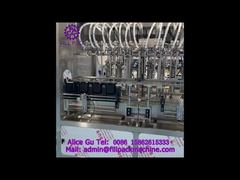 2155 J112 Lubrificante a pistone lineare di tipo diviso Linea di produzione di riempimento e tappatura a 16 stazioni