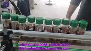2252 J18 Linea di produzione in linea di riempimento a testa singola di tipo diviso e sigillatura di fogli di alluminio per pepe
