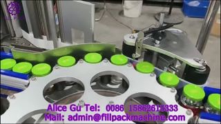 2129 M4 Etichettatrice rotativa automatica per bottiglie di vetro con tappo a tripla vite con etichetta autoadesiva