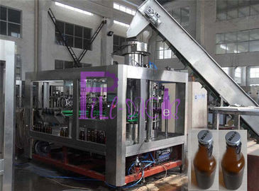 macchina di rifornimento della birra dei tappi corona della bottiglia di vetro 330ml con le valvole di NANQING