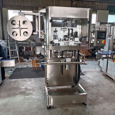 Barilotto di plastica attrezzatura automatica di involucro restringibile della macchina di rifornimento dell'acqua da 5 galloni