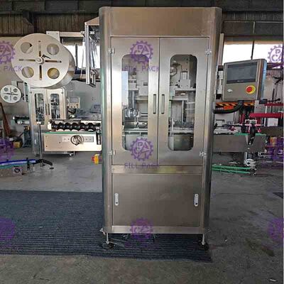 etichettatrice 150BPM 250BPM della singola manica capa automatica con il tunnel degli strizzacervelli