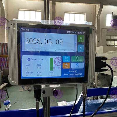 2 teste 120m/Min Inkjet Date Coder Machine con l'ugello regolabile