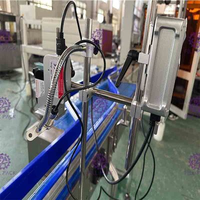 2 teste 120m/Min Inkjet Date Coder Machine con l'ugello regolabile