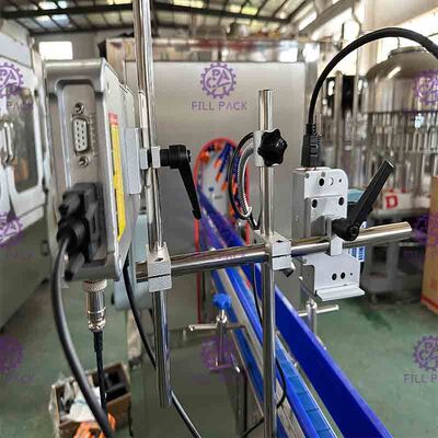 2 teste 120m/Min Inkjet Date Coder Machine con l'ugello regolabile