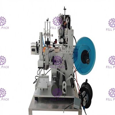 Semi adesivi dell'etichettatrice 1800BPH della bottiglia dell'autoadesivo automatici per i lati quadrati della bottiglia 3