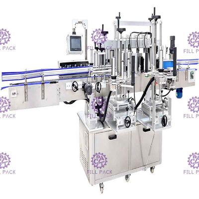 Doppio o linea d'etichettatura pianta dell'attrezzatura della macchina dell'etichettatore della bottiglia adesiva laterale dell'autoadesivo tre