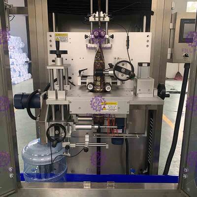 Macchina d'etichettatura dell'etichettatore di gallone del singolo collo capo automazione completa 300BPM