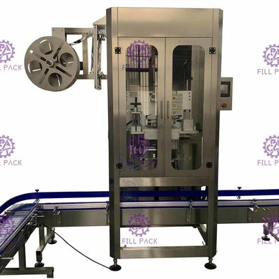 Macchina d'etichettatura dell'etichettatore di gallone del singolo collo capo automazione completa 300BPM