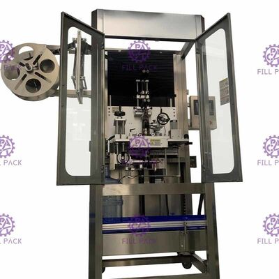 Macchina d'etichettatura dell'etichettatore di gallone del singolo collo capo automazione completa 300BPM