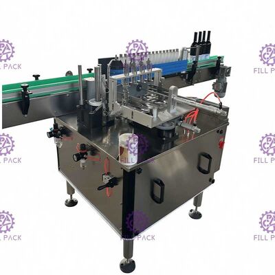Etichettatrice automatica del barattolo di vetro rotondo colla bagnata ad alta velocità