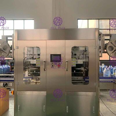 Etichettatrice automatica industriale, sistema d'etichettatura della manica della testa del doppio della bottiglia della bevanda