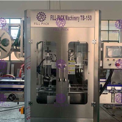 Uno/singolo ANIMALE DOMESTICO del PVC della testa/etichettatura di plastica degli strizzacervelli della manica della bottiglia/macchina/attrezzatura/impianto/sistema dell'etichettatore