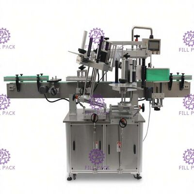 Il doppio ha parteggiato etichettatrice dell'autoadesivo per accuratezza di vetro della bottiglia di birra +/- 1mm