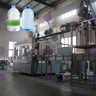 2500BPH pianta del materiale da otturazione dell'acqua potabile della bottiglia di capacità 5L con controllo dello SpA