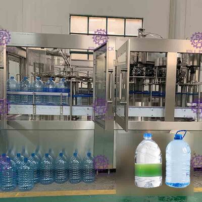 3 in 1 pianta acquatica bevente della bottiglia di Monoblock 5L, pianta di riempimento dell'acqua minerale