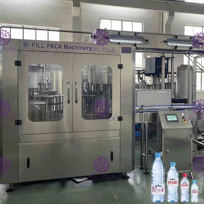 Macchina di rifornimento automatica dell'acqua potabile, linea di produzione dell'acqua in bottiglia dell'acciaio inossidabile