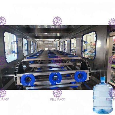 bottiglia interna 450BPH ed esterna automatica Brusher - pianta di riempimento di gallone dell'acqua del barilotto