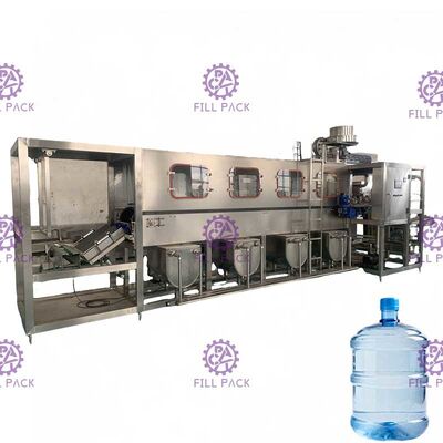 Macchina di rifornimento automatica dell'acqua da 5 galloni 300BPH con controllo dello SpA