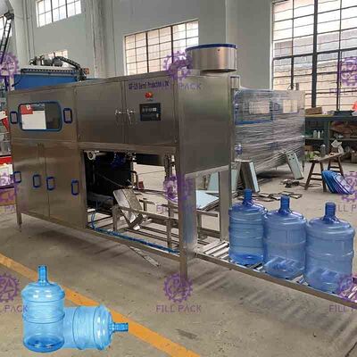 Monoblock macchina di rifornimento dell'acqua da 5 galloni, linea di produzione dell'acqua del barilotto