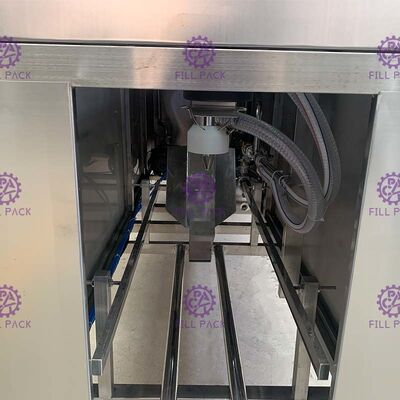 Barilotto di plastica attrezzatura automatica di involucro restringibile della macchina di rifornimento dell'acqua da 5 galloni