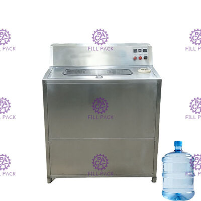 Il doppio dirige la macchina automatica di lavaggio delle bottiglie di vetro dei semi per la linea di riempimento della bevanda
