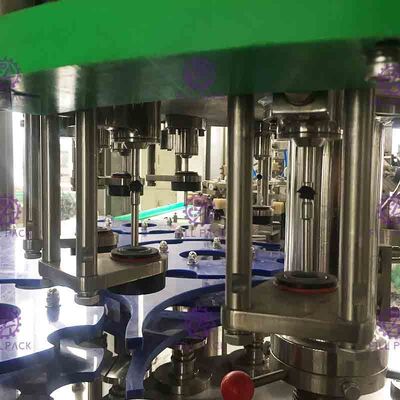 Vetro di plastica 3 dell'ANIMALE DOMESTICO in 1 macchina/attrezzatura/linea/impianto/sistema Monobloc di imbottigliamento del vino dell'acqua frizzante