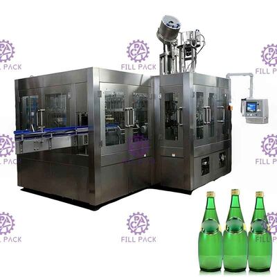 Vetro di plastica 3 dell'ANIMALE DOMESTICO in 1 macchina/attrezzatura/impianto/sistema Monobloc di produzione della bottiglia di acqua della bevanda della bibita gassata