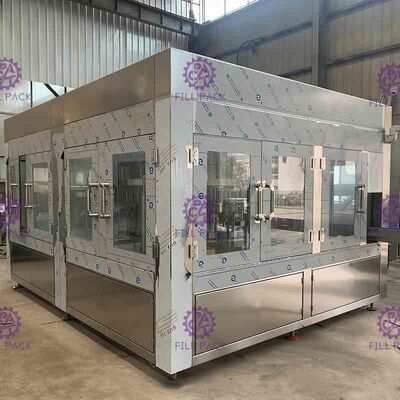 PET il vetro di plastica 3 in 1 imbottigliatrice della cola della bibita/attrezzatura/linea/impianti/sistema Monobloc