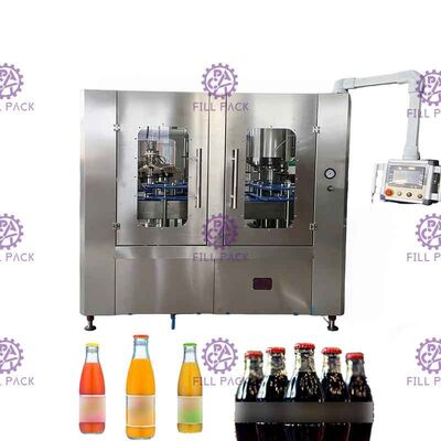 Linea di riempimento d'elaborazione gassosa della bibita con collegamento automatico 8000BPH