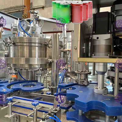 Il succo ad alta velocità della bevanda può macchina di rifornimento, attrezzatura automatica di sigillamento della latta