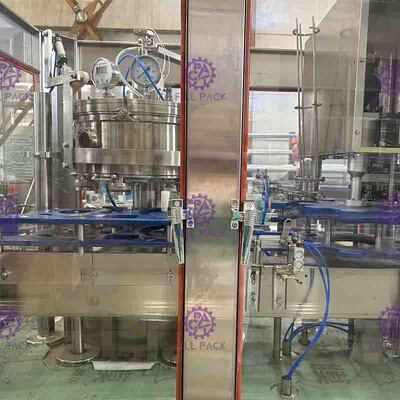 10000CPH 6 teste d'imballaggio liquide compatte Tin Can Seamer automatico
