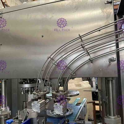 10000CPH 6 teste d'imballaggio liquide compatte Tin Can Seamer automatico