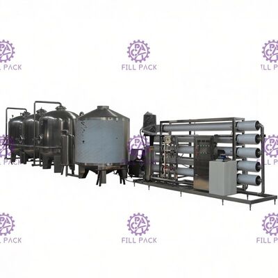 sistemi automatici del depuratore di acqua 12000LPH, torre UV di miscelazione di Qzone del sistema del ro dell'acqua