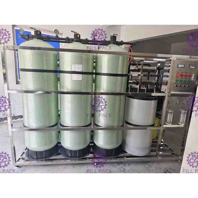 Piccolo tipo sistema del RO dell'acqua della vetroresina per la linea di produzione dell'acqua di bottiglia