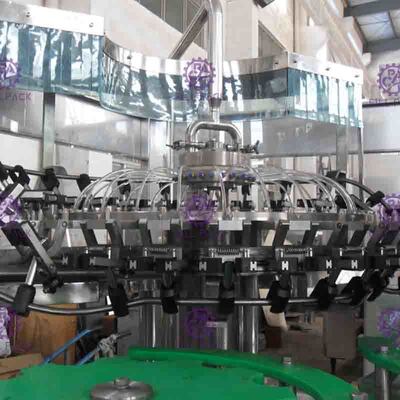 Macchina di rifornimento in bottiglia vetro automatico della birra, riempitore equilibrato di Monoblock di pressione