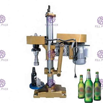 Bottiglia manuale di riempimento di vetro di birra del torchio tipografico manuale della tappatrice della bevanda gassosa automatica dei semi