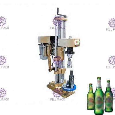 Bottiglia manuale di riempimento di vetro di birra del torchio tipografico manuale della tappatrice della bevanda gassosa automatica dei semi