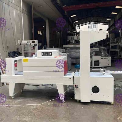 Pellicola d'imballaggio automatica del PE dei semi tagliando la macchina imballatrice del tunnel degli strizzacervelli
