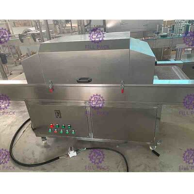 Tunnel UV dello sterilizzatore del prodotto disinfettante di 1.5KW 15A 300nm con anche scorrimento dell'acqua