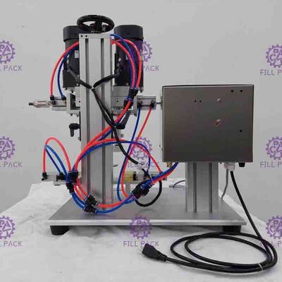 Tappatrice pneumatica da tavolino automatica della vite dei semi per la bottiglia della plastica dello spruzzo