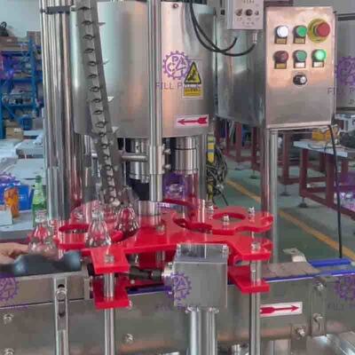 3000BPH ha carbonatato la macchina di rifornimento della bevanda/la bottiglia di vetro della bibita che tira Ring Cap