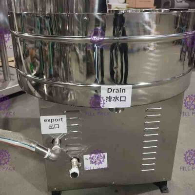 Il vetro 3000BPH inscatola l'imbottigliatrice dell'acqua con i semi Rinser automatico