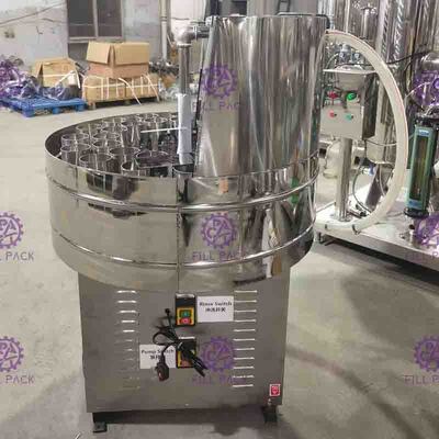 Il vetro 3000BPH inscatola l'imbottigliatrice dell'acqua con i semi Rinser automatico